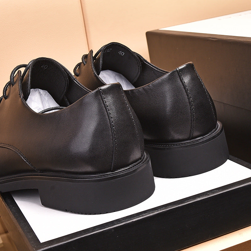 Men's Plus Size Cowhide Low Comfortable Leather Shoes