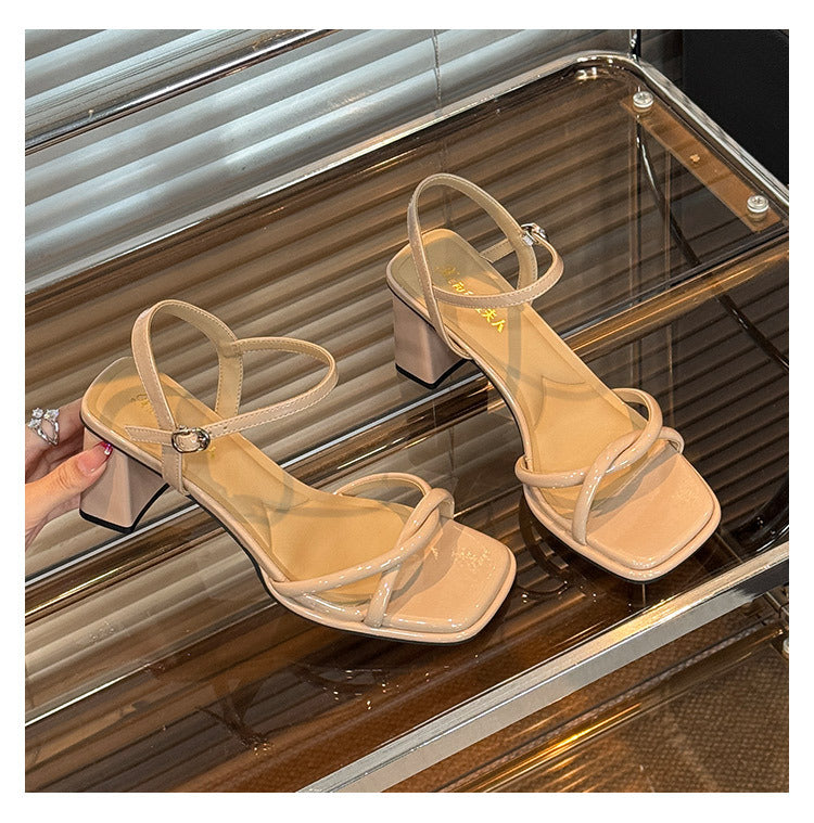 High Summer French Style Temperament With Heels
