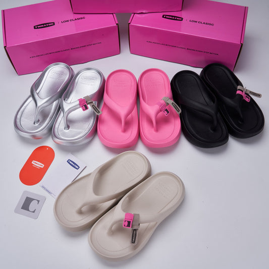 Durable Popular Versatile Flip-flops Summer Thick-soled Slippers