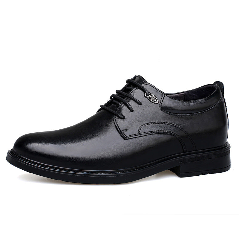 Men's Wear Invisible Height Increasing Insole Breathable Groom Wedding Elevator Leather Shoes