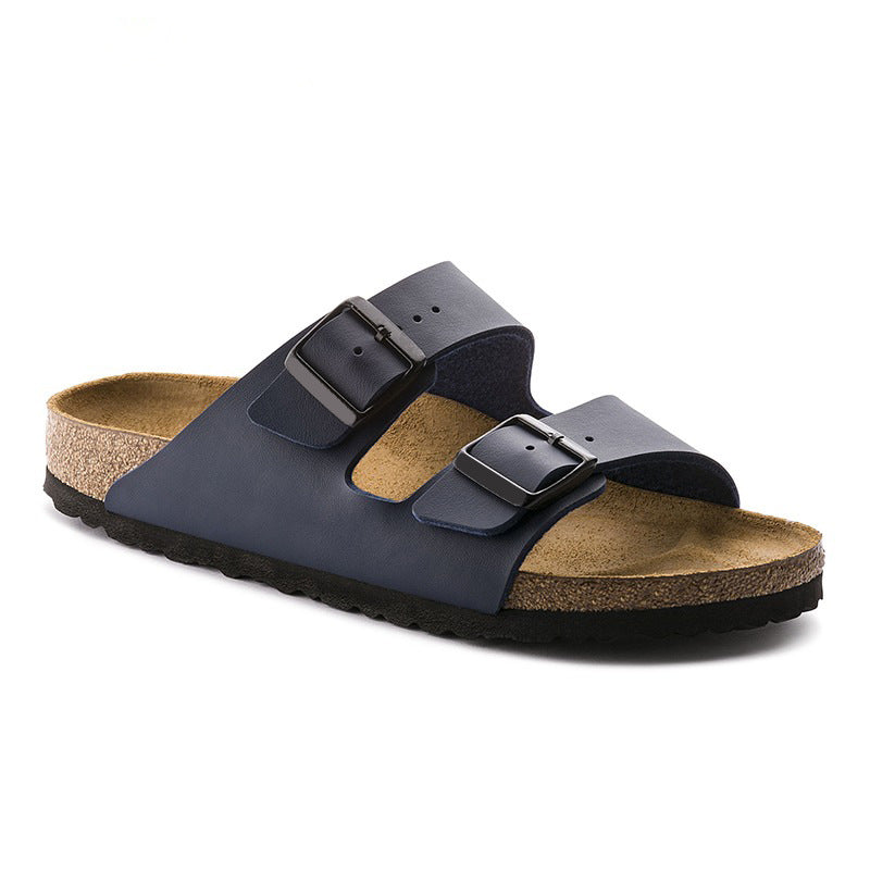 Quick Hair Two-word Genuine Cork Outdoor Sandals