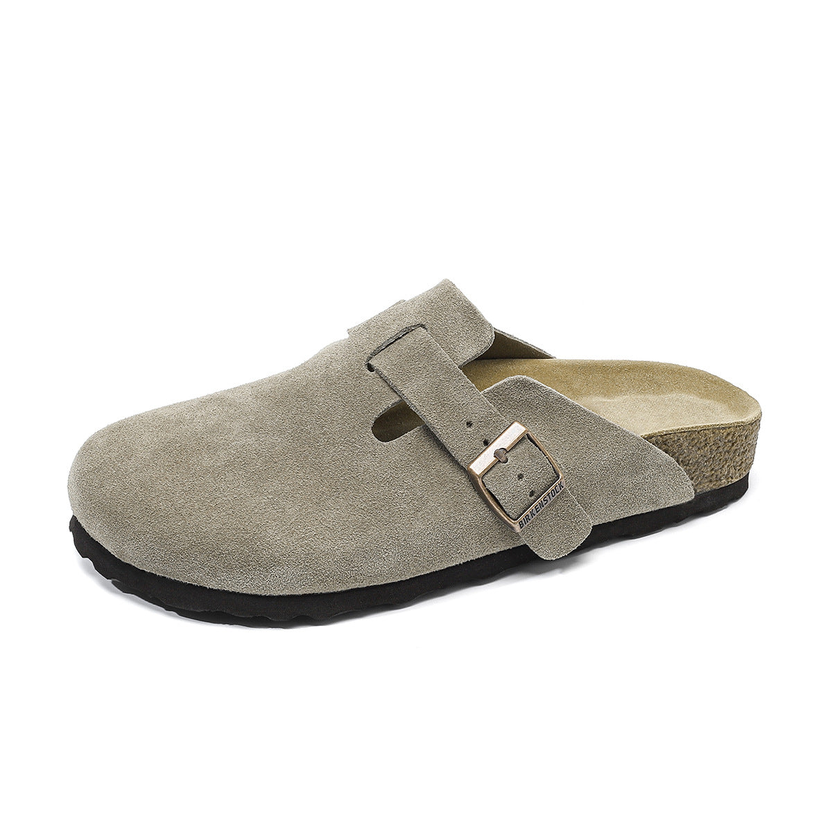 Women's & Men's Real Cork Full Cowhide Genuine Platform Slippers