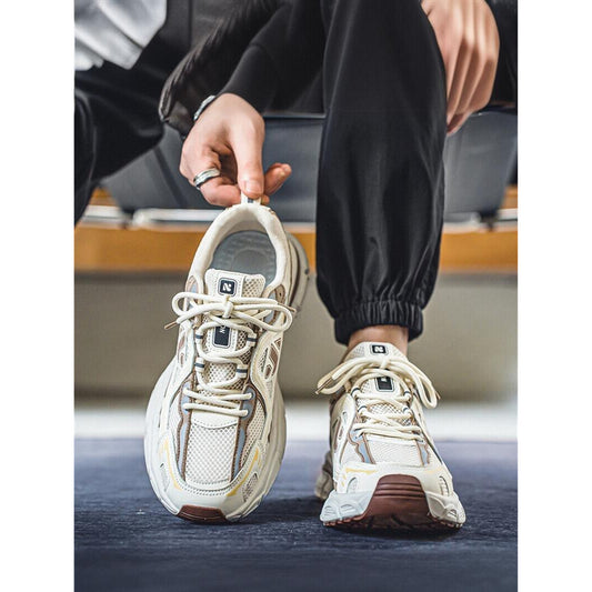 Men's Korean Style Sports Leisure Running Mesh Sneakers