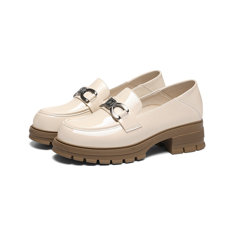 Women's Spring Bottom Thick With British Style Loafers