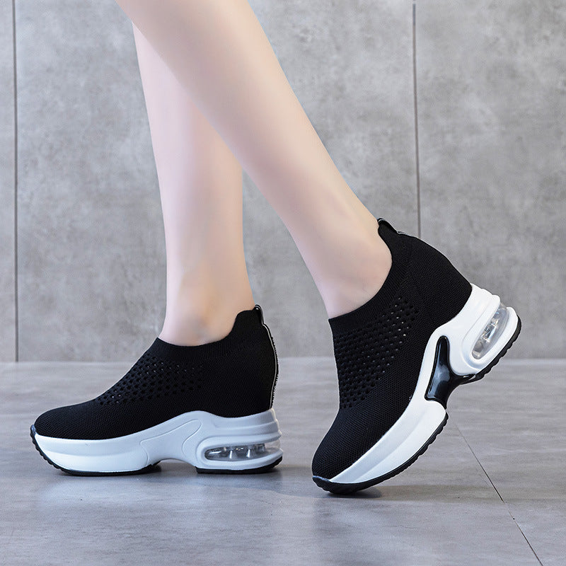Women's Autumn Lightweight Breathable Running Air Cushion Casual Shoes