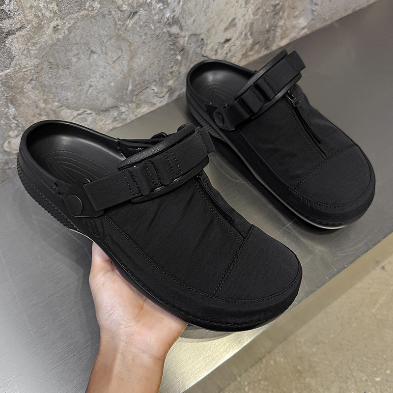 Women's & Men's Closed Toe Half Outdoor Trend Commuter Platform Sandals