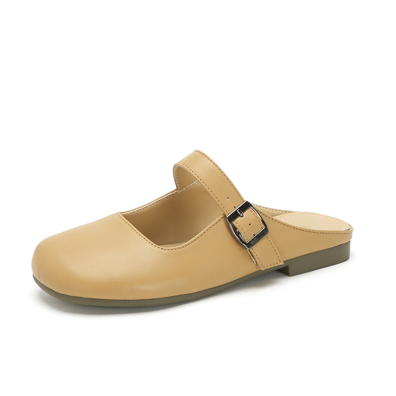 Women's Mouth Mary Jane Pumps Soft Bottom Flats Casual Shoes