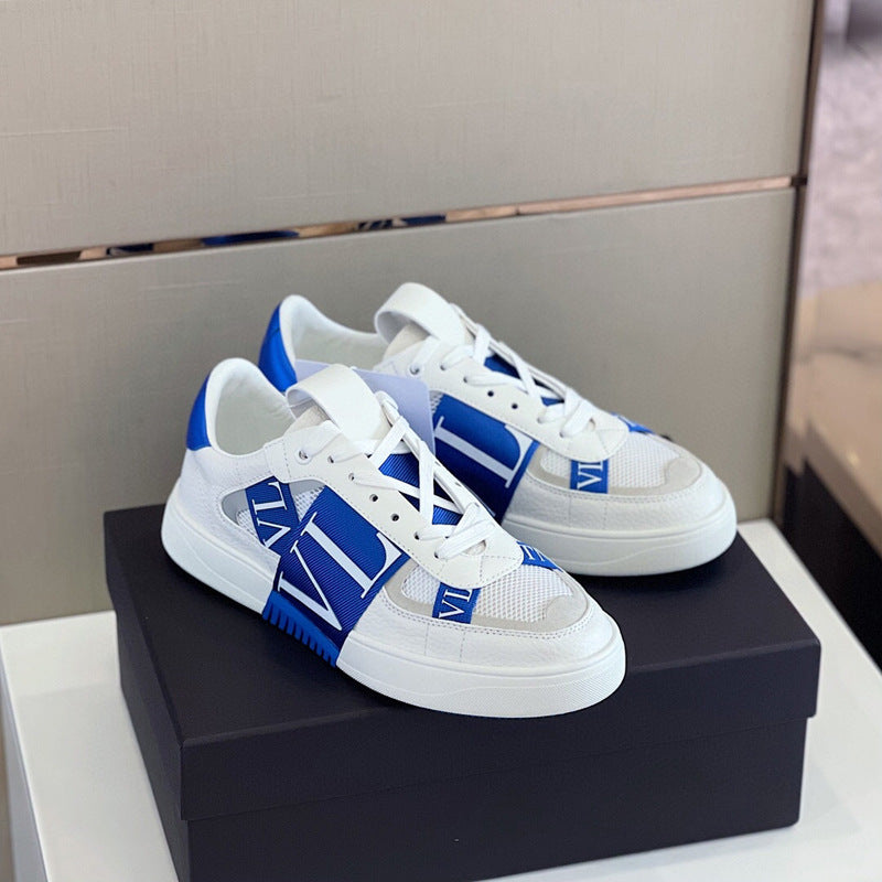 Men's Fashion Genuine Cowhide Board Comfortable Sports Sneakers