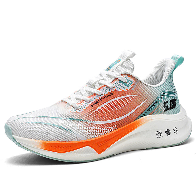 Men's Plus Size Red Rabbit Carbon Plate Running Lightweight Sneakers