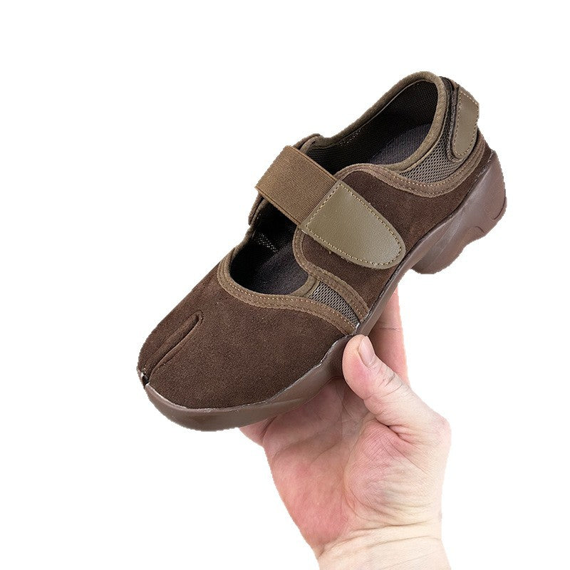 Women's Jane Summer Velcro Split Toe Ninja Casual Shoes