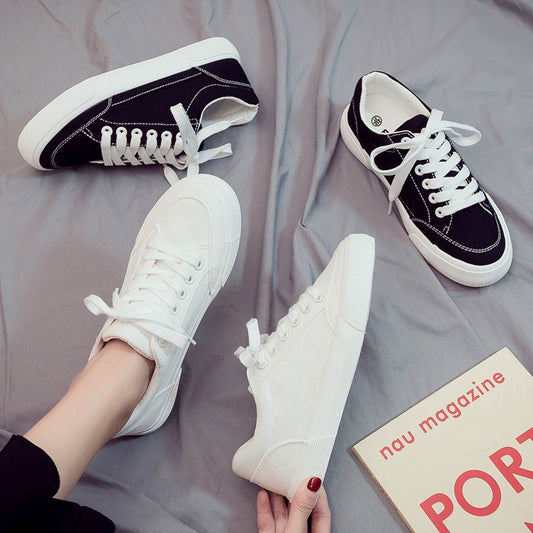 Lovers Male Korean Style Versatile Trendy Canvas Shoes
