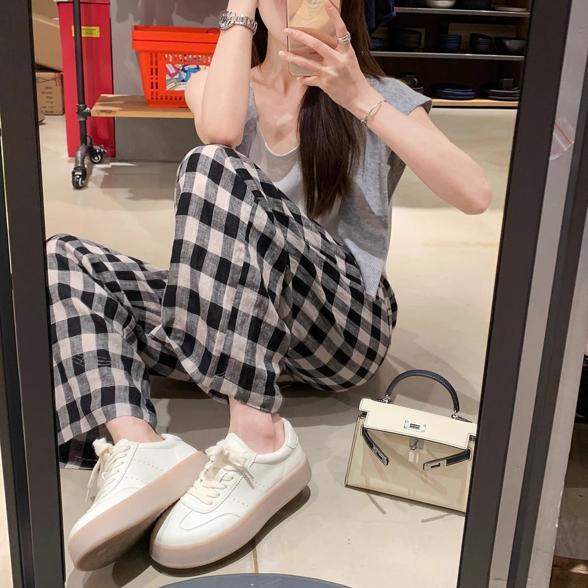 Women's Grape Mom Classic Round Head Thick Sneakers