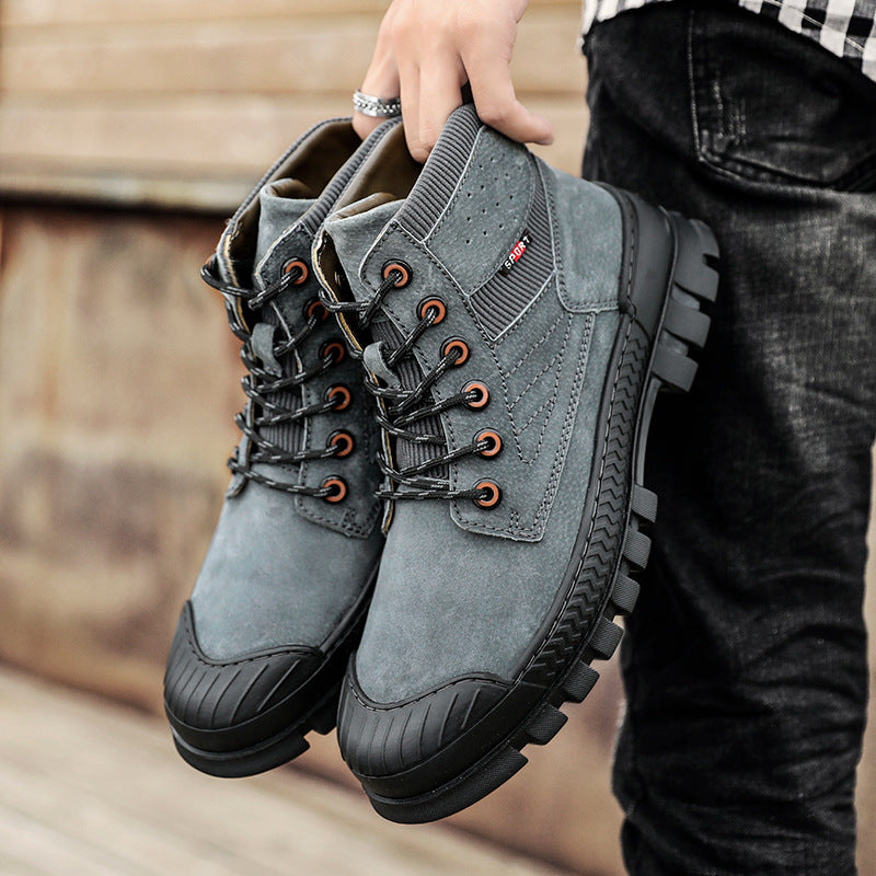 Men's Martin Outdoor Big Toe Suede Boots