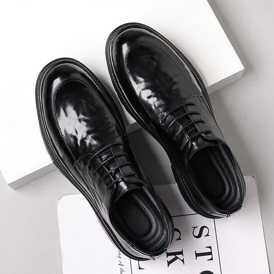 Men's Genuine Hand Grip Formal Business Commute Leather Shoes