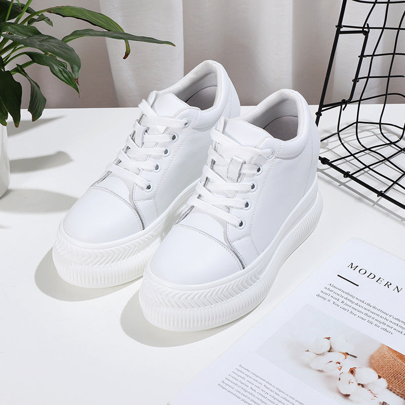 Women's Polyurethane Height Increasing Breathable Mesh Surface Heels