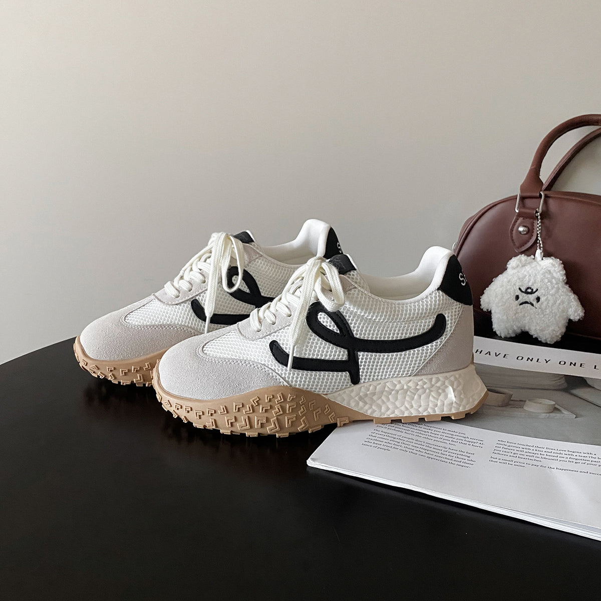 Women's Height Increasing Insole German Training Small Size Thick Bottom Color Women's Casual Shoes