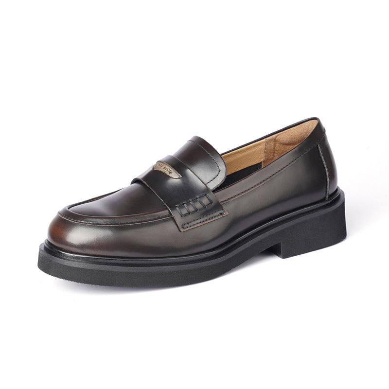 Women's Trendy Low Belt Buckle British Fashion Loafers