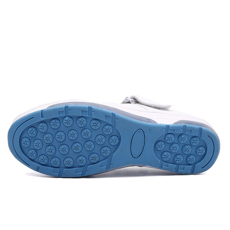 Women's Summer Air Cushion Cowhide Nurse Wedge Sandals