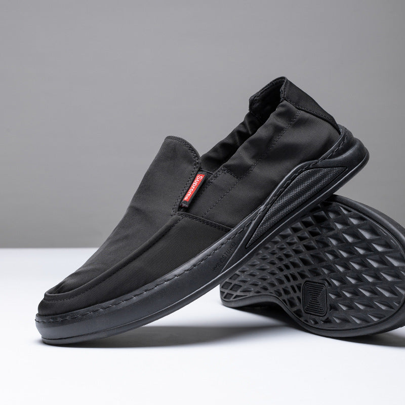 Men's Summer Breathable Driving Soft Bottom Slip-on Canvas Shoes