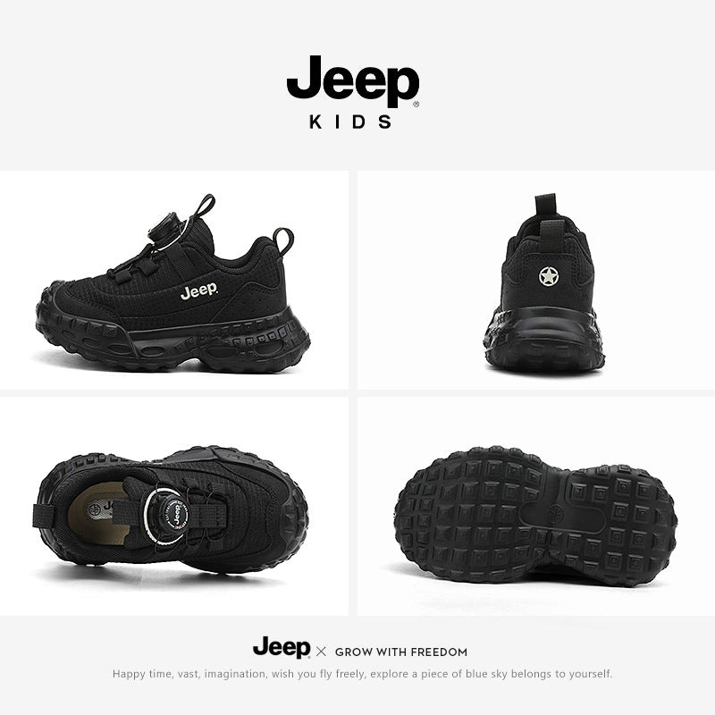 Children's Spring Boys Outdoor Mountaineering Dad Breathable Kid's Sneakers