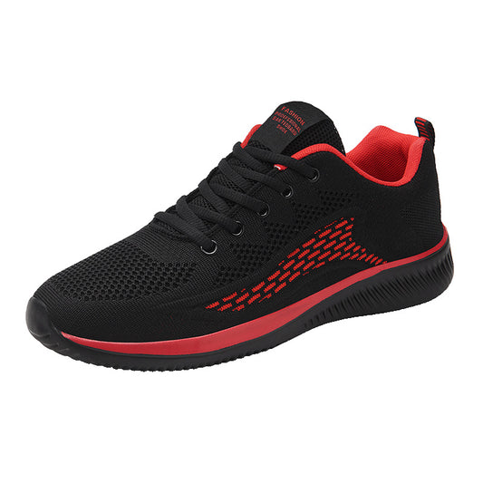 Outdoor Travel Plus Size Flying Woven Casual Shoes