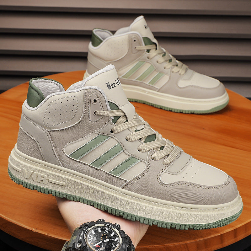 Men's Sports Board Green Fashion Fashionable Plus Sneakers
