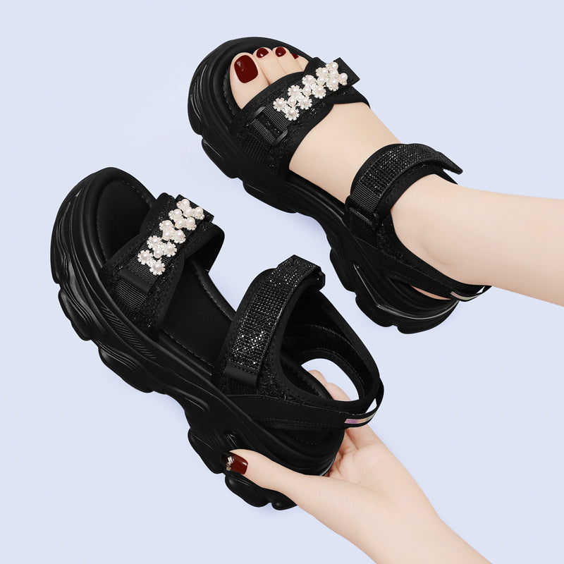 Women's Platform Summer Stylish Height Increasing Outer Sandals