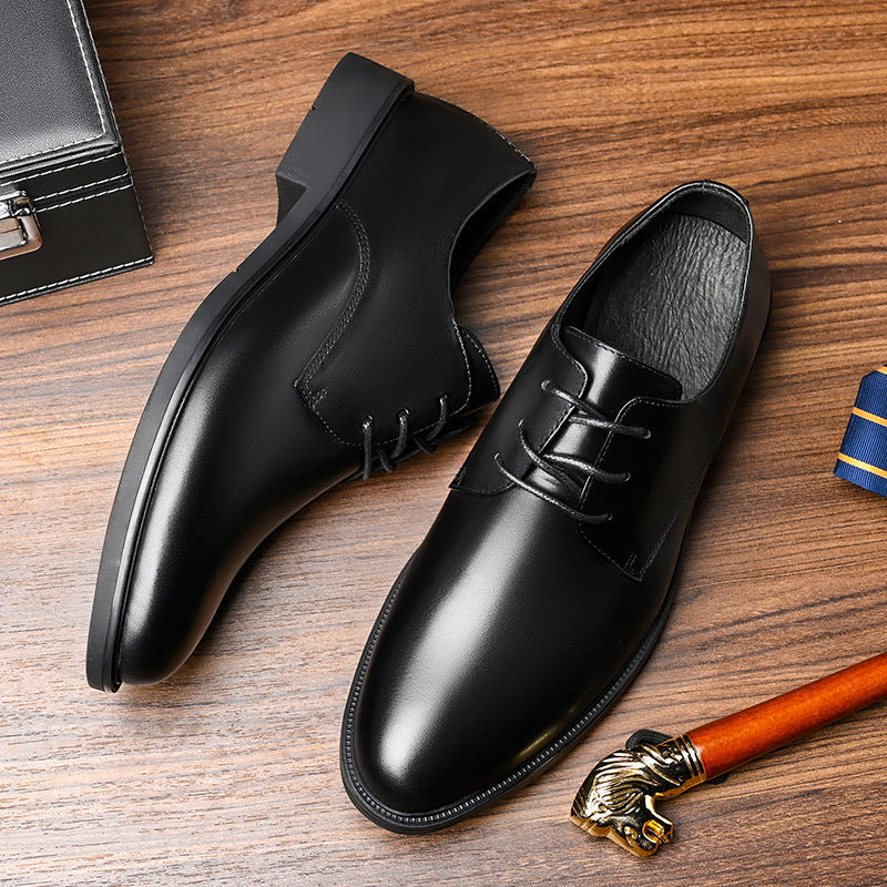 Men's Plus Size Business Low Authentic Comfortable Leather Shoes