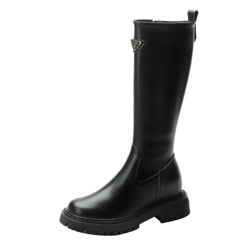 Below The Knee Female Cheshire Long West Knight Boots