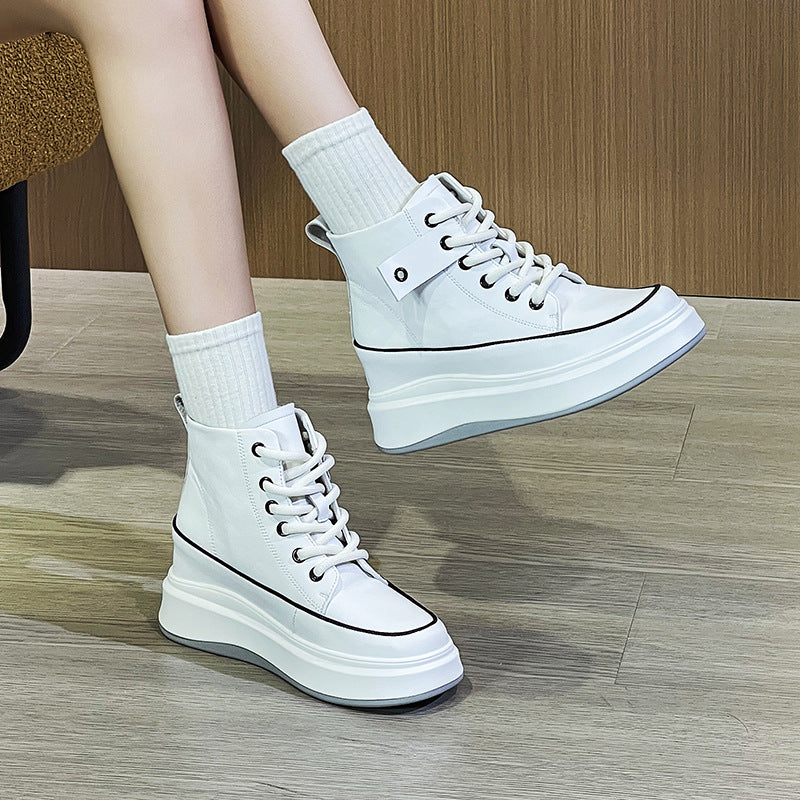 Women's Genuine Height Increasing Insole Small Size Thick Casual Shoes
