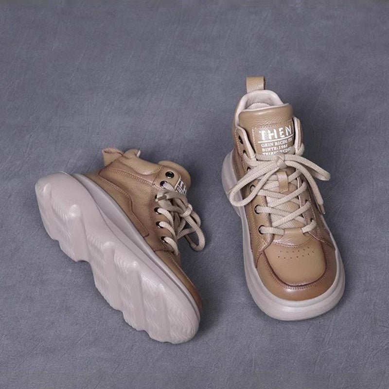 Women's Genuine Retro Fleece-lined Warm Thick Bottom Sneakers