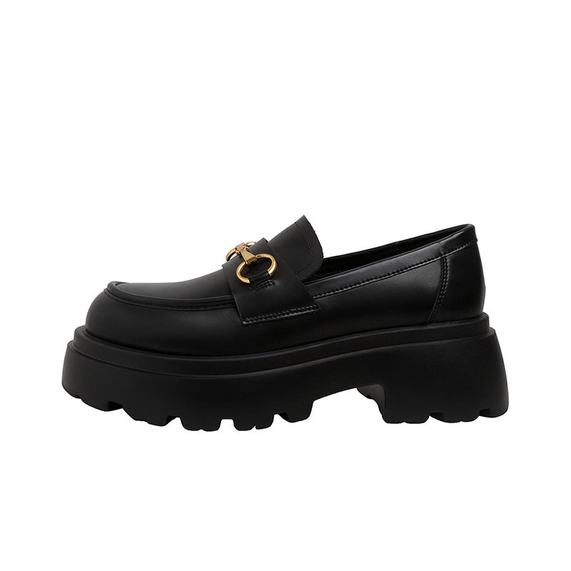 Women's Authentic British Style Metal Buckle Pumps Women's Shoes