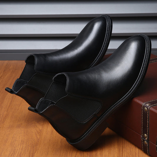 Men's Winter Thermal Cotton British Style Plus Size Martin Boots