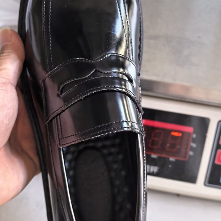 Toe English Style Low Slip-on Patent Daily Heels