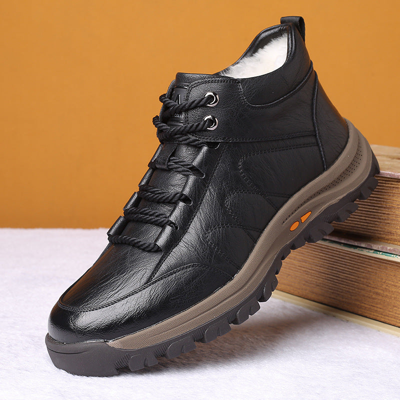 Men's Cotton Winter Veet Thermal Thickening Wool Men's Shoes