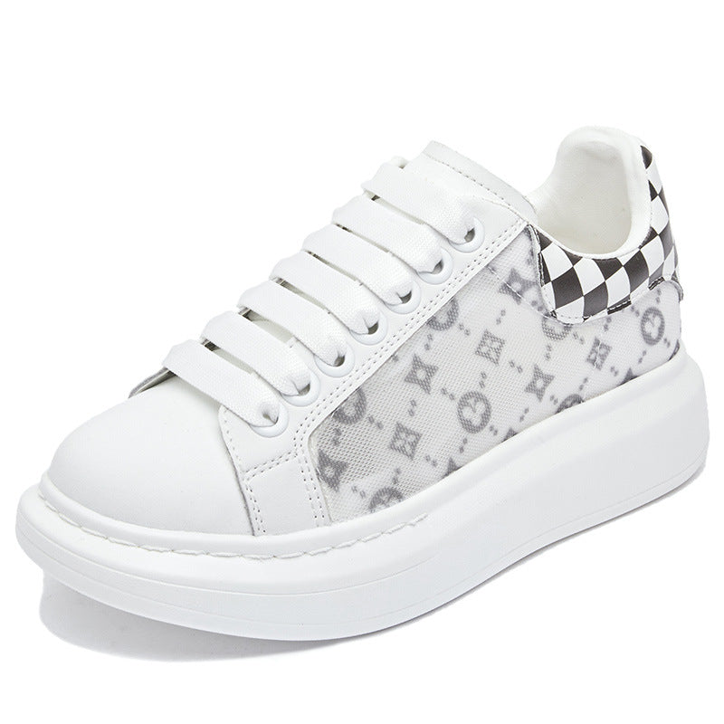 Women's Popular White Breathable Fashionable Fashion Casual Shoes