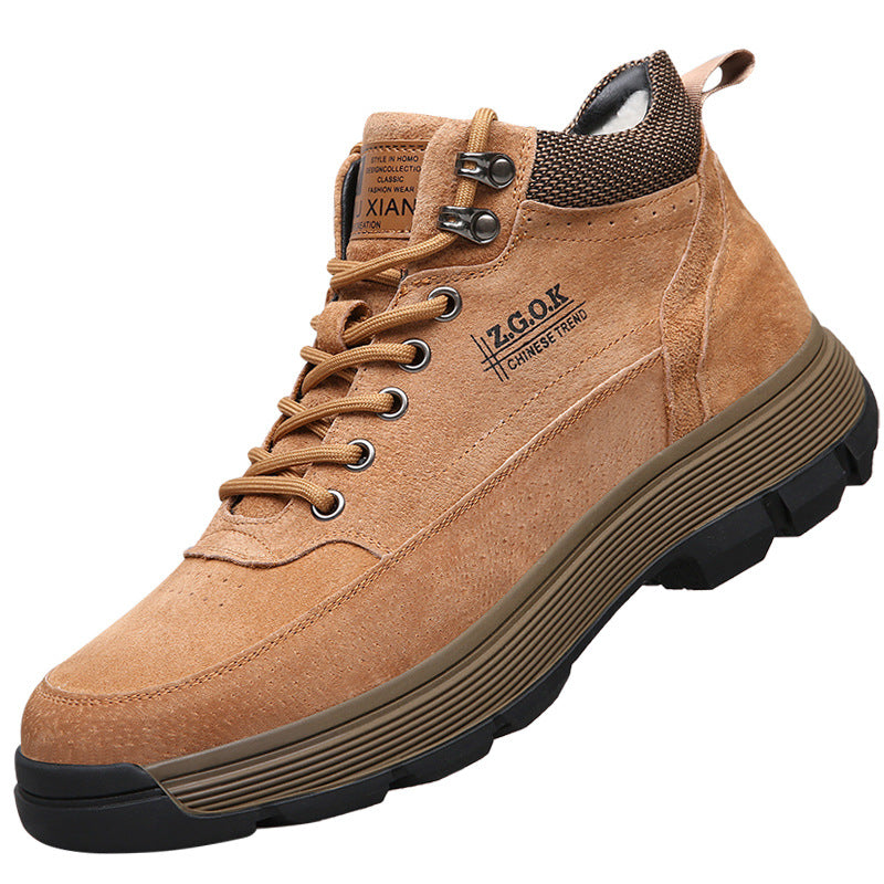 Men's Cotton Winter Plus Veet Thick British Men's Shoes
