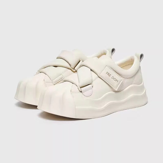 Women's European Goods Platform Sports Fashion White Casual Shoes