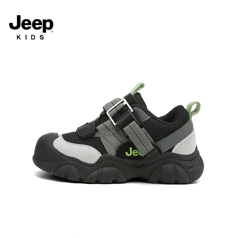 Children's All Black Boys Handsome Fashion Spring Kid's Sneakers