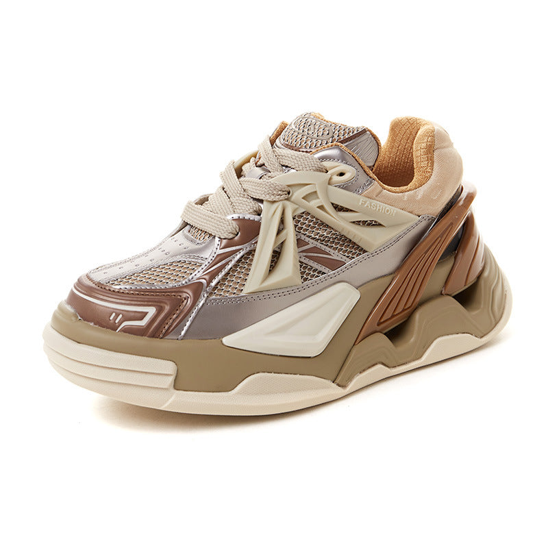 Women's & Men's Dream Maker Paris Dad Summer Thick Bottom Increased Sneakers