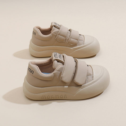Women's Autumn Korean Style Flat White Trendy Casual Shoes