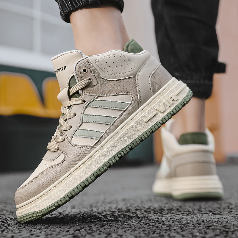 Men's Sports Board Green Fashion Fashionable Plus Sneakers