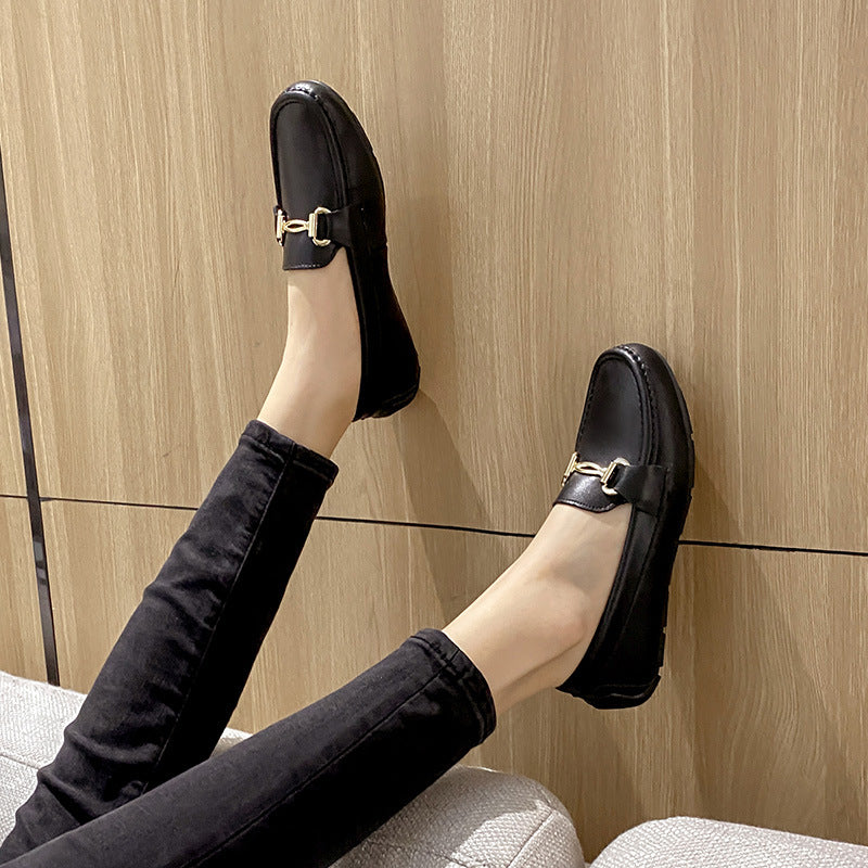 Women's Genuine Doug Korean Pregnant Low-cut Pumps Women's Casual Shoes