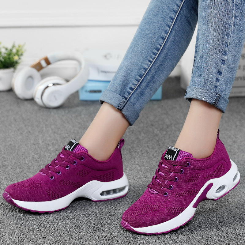 Women's & Men's Air Cushion Running Korean Style Breathable Sneakers