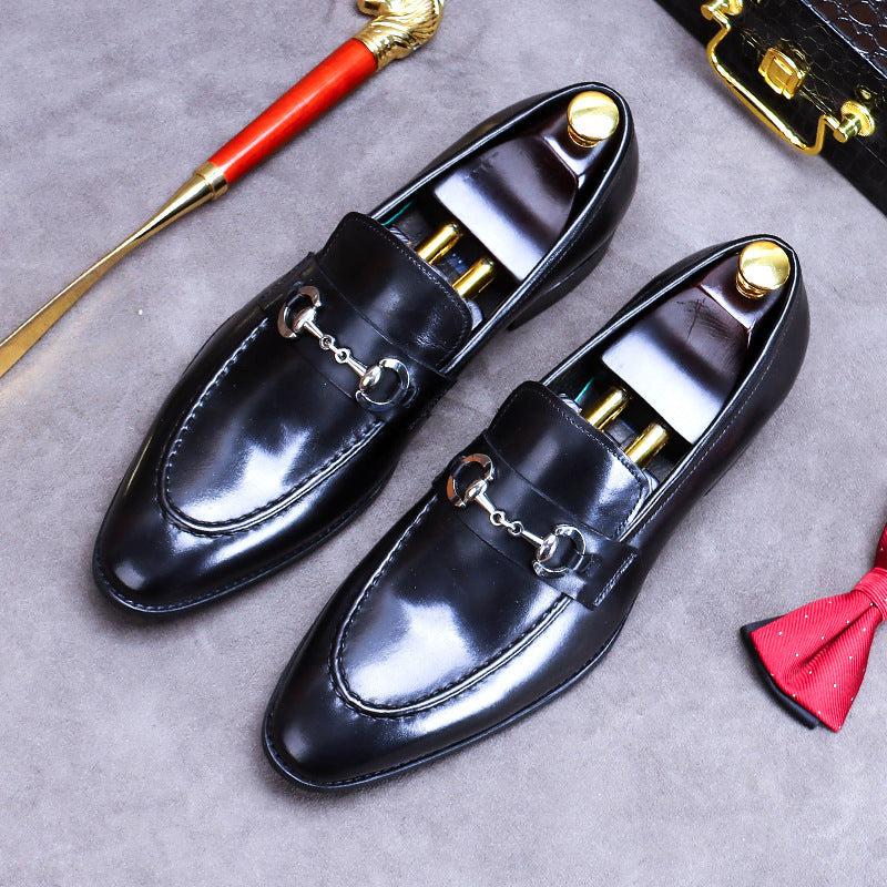 Men's Promotion Small Slip-on Business Wedding Fashion Casual Shoes