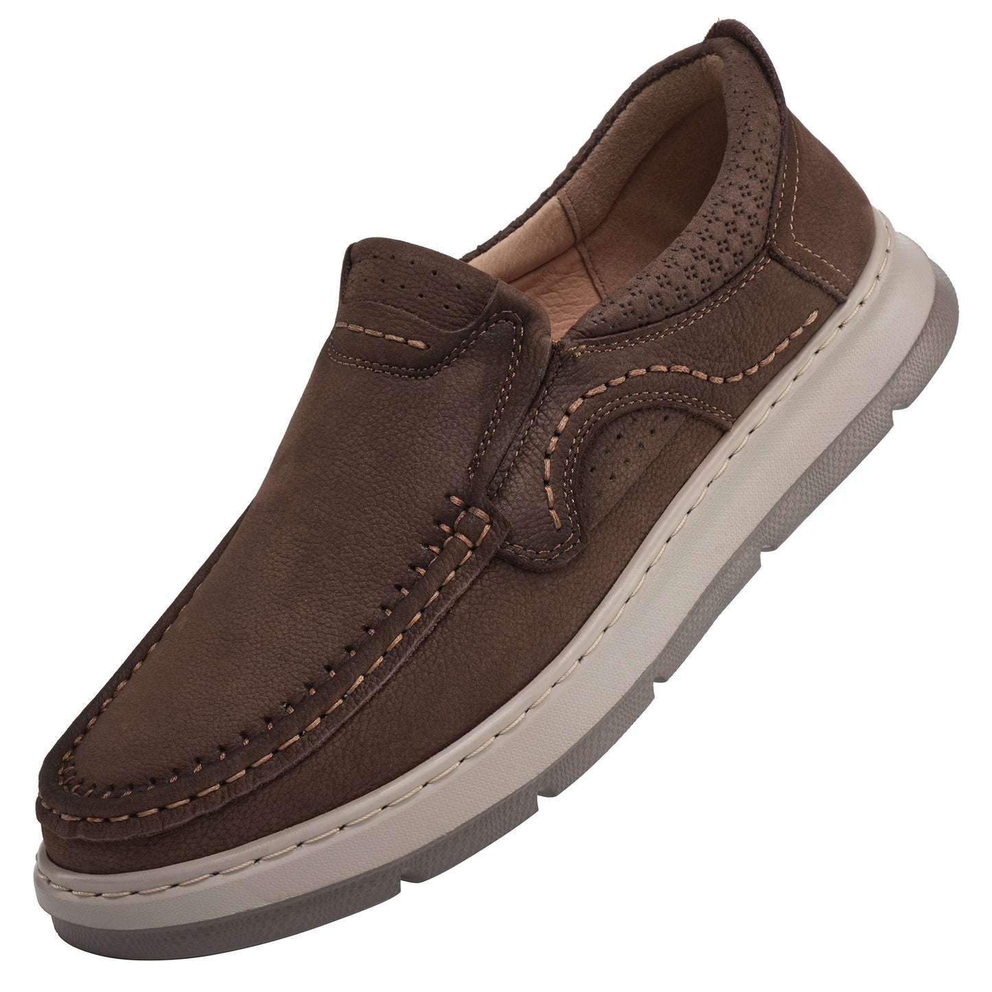 Men's Genuine Business First Layer Cowhide British Loafers