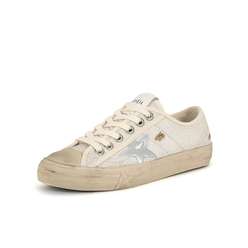 Women's Retro Distressed Little Dirty Leisure Sports Inner Casual Shoes