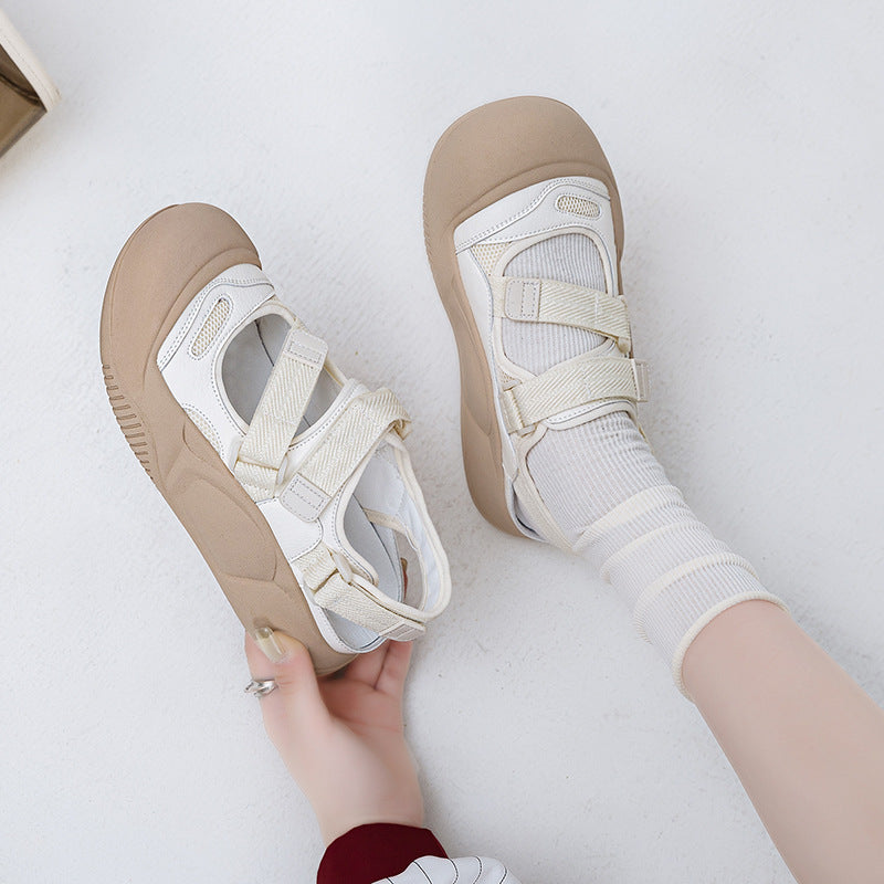 Women's Summer Wear Thick Bottom Round Head Breathable Sandals