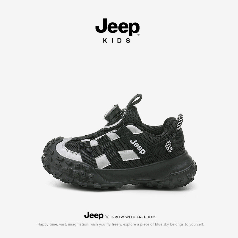 Boy Autumn Mesh Breathable Soft Bottom Sneakers