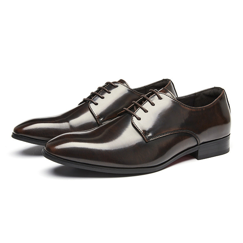 Men's Formal Wear Simple Summer Pointed British Leather Shoes